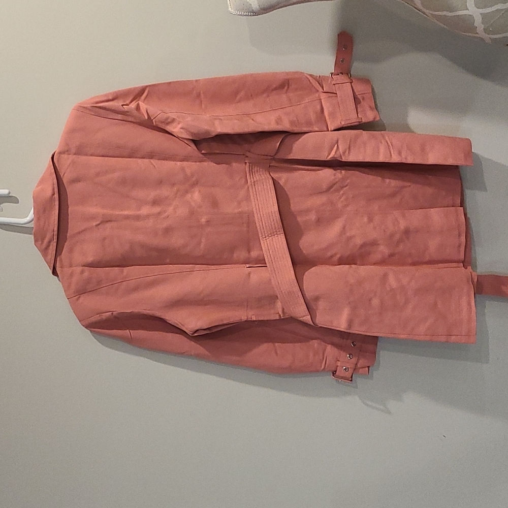 New Guillaume blush pink trench coat - Picture 5 of 5